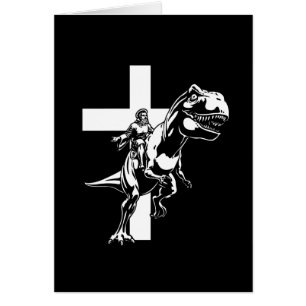 Jurassic Jesus Hälsningskort