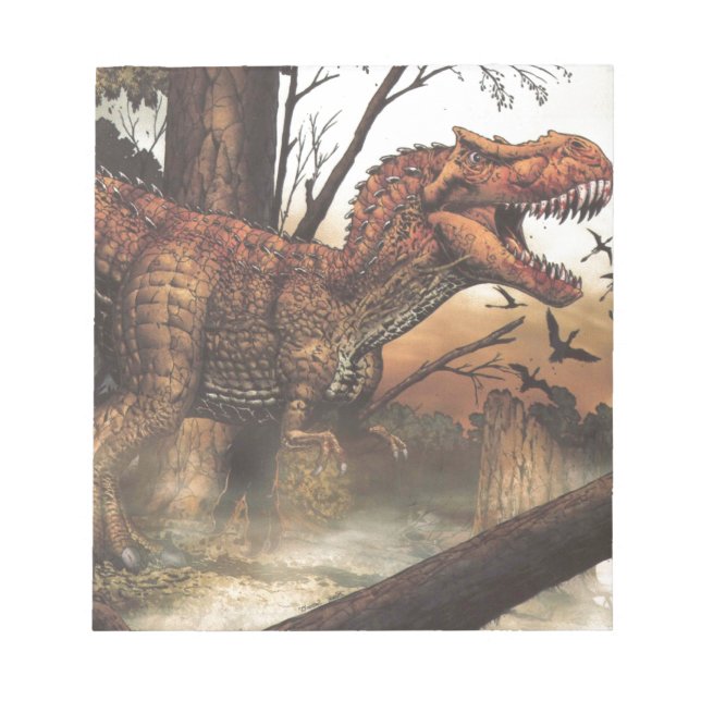 Jurassic Journey: Dinosaur i dess naturliga livsmi Anteckningsblock (Framsida)