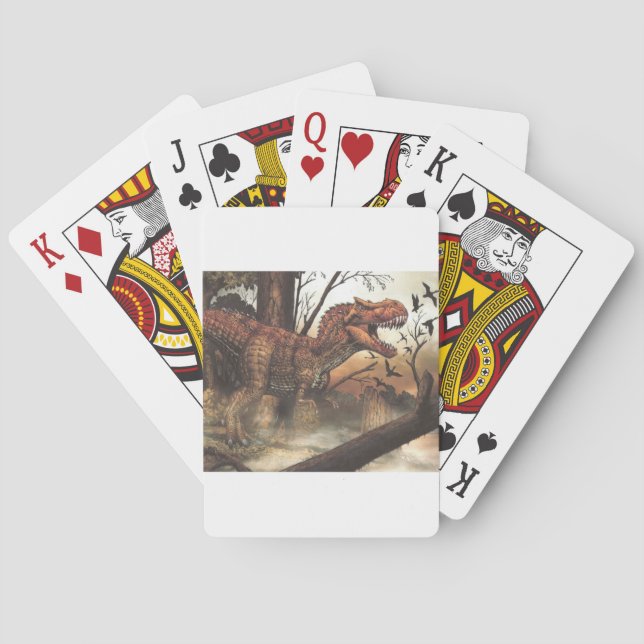 Jurassic Journey: Dinosaur i dess naturliga livsmi Kortlek (Baksidan)