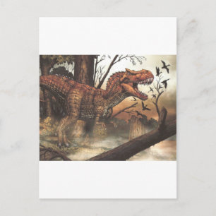 Jurassic Journey: Dinosaur i dess naturliga livsmi Vykort