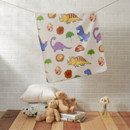 Jurassic Joy Dinosaurs Baby Blanket Bebisfilt
