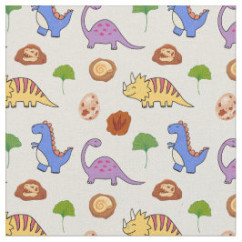 Jurassic Joy Dinosaurs Fabric Tyg