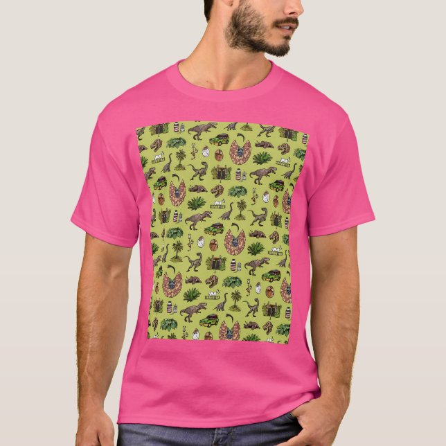 Jurassic Mönster Lighter T Shirt (Framsida)