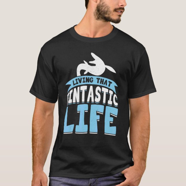 Jurassic Mosasaurus Dinosaur 2 T Shirt (Framsida)