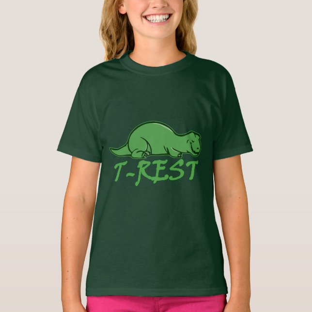 Jurassic Nap Time T Shirt (Framsida)