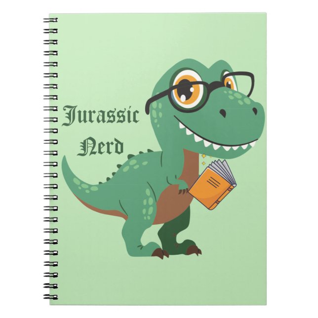 Jurassic nerd anteckningsbok (Framsidan)