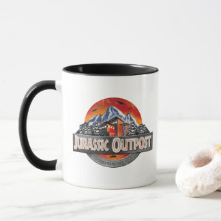 Jurassic Outpost"Dominion Stil" Logotyp Mugg
