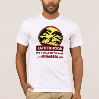 Jurassic Pappa Movie Funny Quote White Far's Day T Shirt