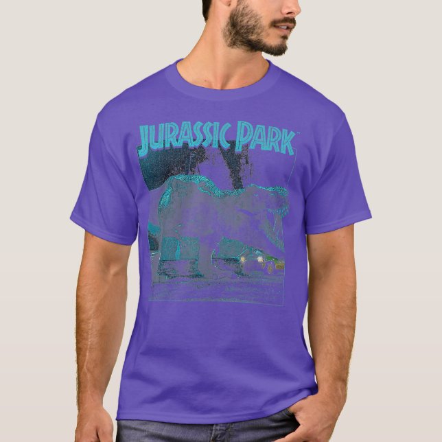Jurassic Park TRe Roar Porträtt T Shirt (Framsida)