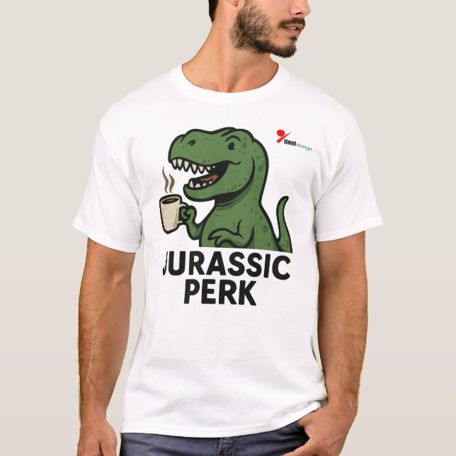 Jurassic Perk T Shirt (Framsida)