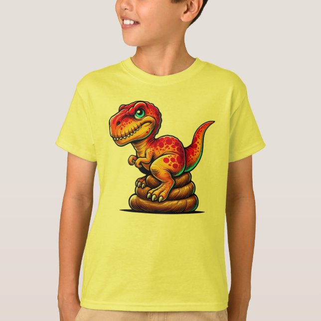 Jurassic-släpp T-rex T Shirt (Framsida)