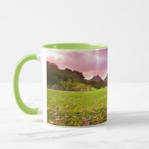 Jurassic solnedgång mugg