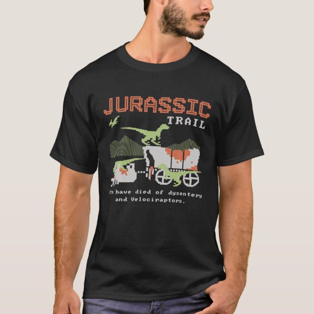 Jurassic - spår du har dött av Dysentory och Velo T Shirt (Framsida)