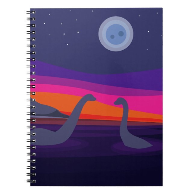 Jurassic Sunset Anteckningsbok (Framsidan)