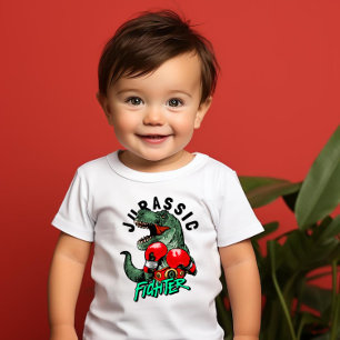 Jurassic T-Rex Boxningskämpe Pojke T Shirt