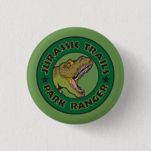 Jurassic Trails Park Skogsvaktare T-Shirt Knapp