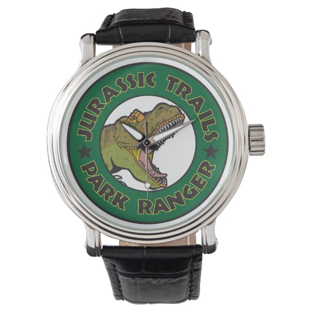 Jurassic Trails Park Skogsvaktare Wristwatch Armbandsur (Framsida)