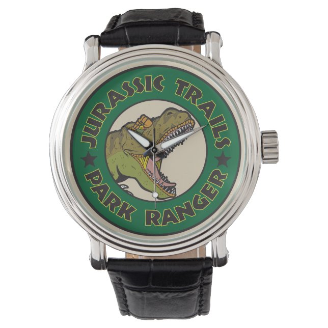 Jurassic Trails Park Skogsvaktare Wristwatch Armbandsur (Framsida)