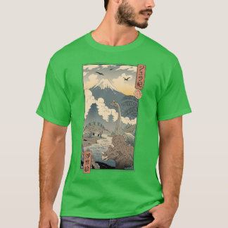 Jurassic Ukiyoe 1 T Shirt