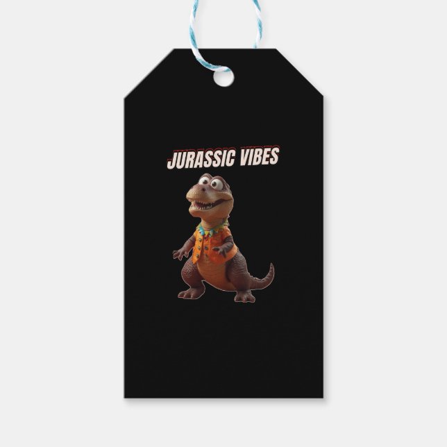 Jurassic Vibes Presentetikett (Framsidan)