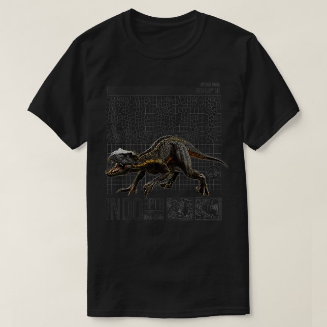 Jurassic World Fallen Kingdom Indoraptor Beast T Shirt (Design framsida)