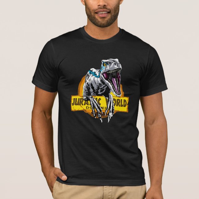 Jurassic World T-Shirt - Epic Dino Äventyr Stil (Framsida)