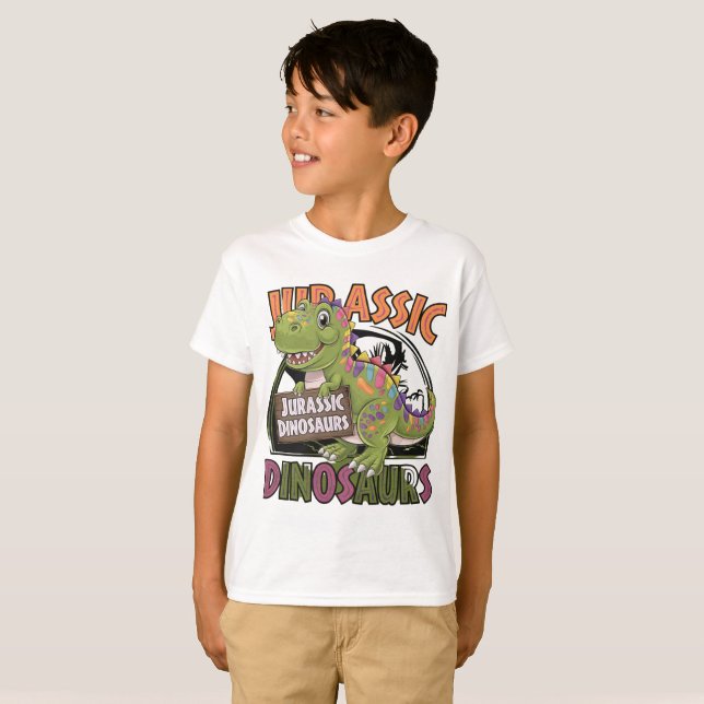 jurassisk dinosaur t shirt (Hel framsida)