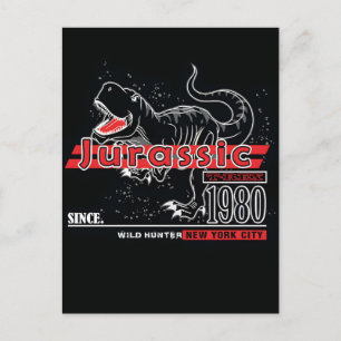 Jurassisk typografi för tryck t-shirt vektor helg vykort