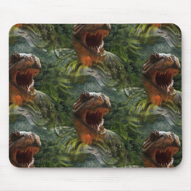 jurassiska dinosaurier musmatta (Framsidan)
