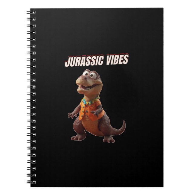Jurassiska Vibrationer Anteckningsbok (Framsidan)