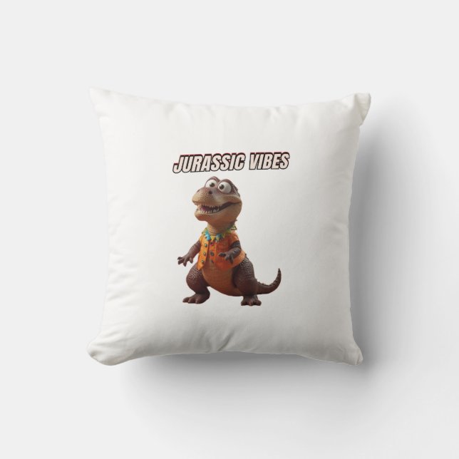 Jurassiska Vibrationer Kudde (Framsida)