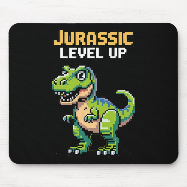 Juric Level Up Pixel Dinosaur Retro Gamer  Musmatta (Framsidan)