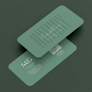 Juridisk advokat Dusty Teal Modern Visitkort