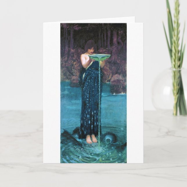 Juridisk circe, John William Waterhouse Kort (Framsida)