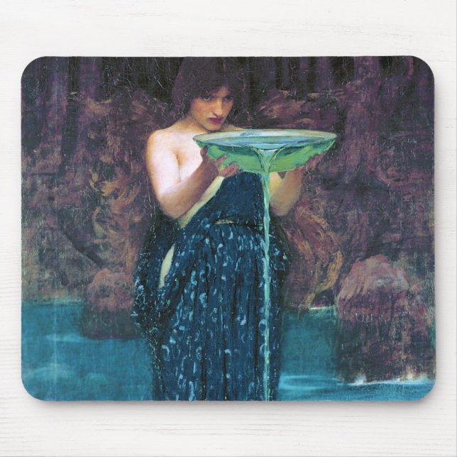 Juridisk circe, John William Waterhouse Musmatta (Framsidan)