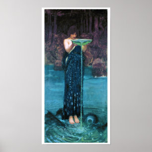 Juridisk circe, John William Waterhouse Poster