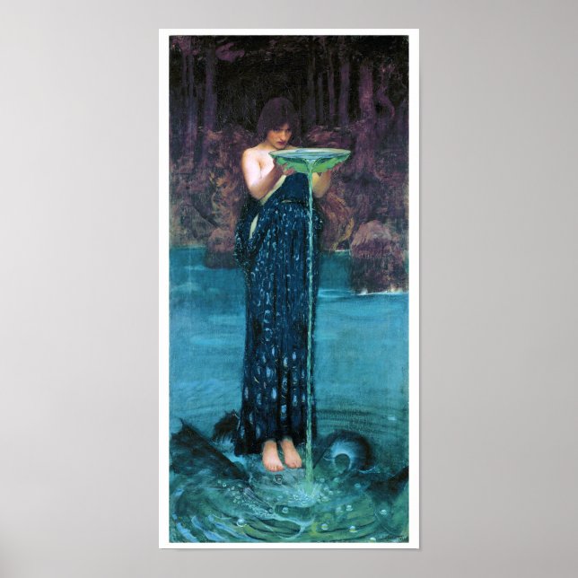 Juridisk circe, John William Waterhouse Poster (Framsidan)
