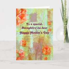 Juridisk dotter/Lycklig Mors dag - Blommor Kort
