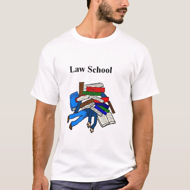 Juridisk fakultet besvärar t-shirt (Framsida)