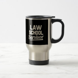 Juridisk fakultetöverlevandetravel mug resemugg