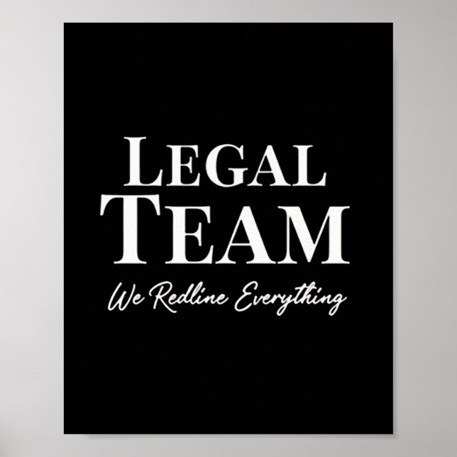 Juridisk grupp - Vi avbryter utbyggnaden Poster (Framsidan)