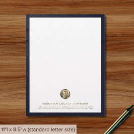 Juridisk Logotyp Letterhead Brevhuvud