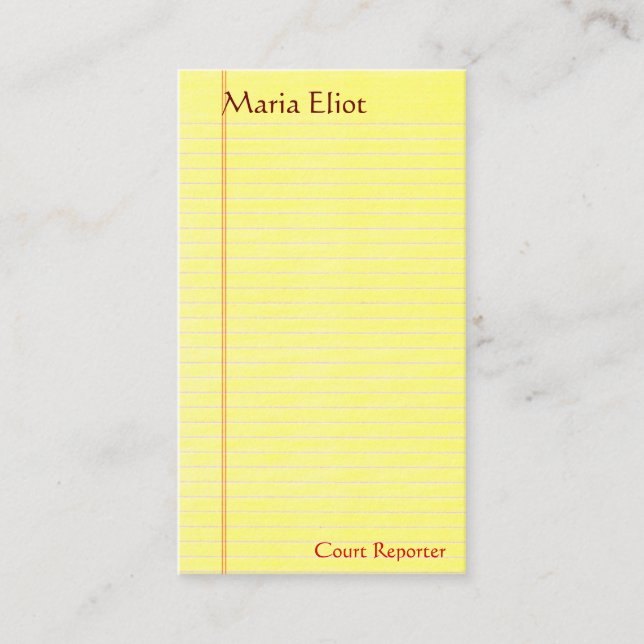 Juridisk person (åklagare, rättschef, juridisk per visitkort (Framsida)