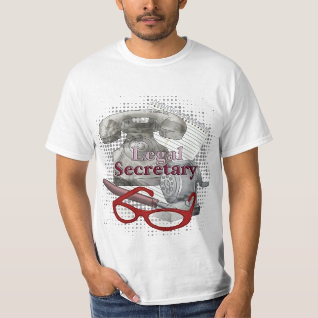 Juridisk sekreterare tee shirt (Framsida)