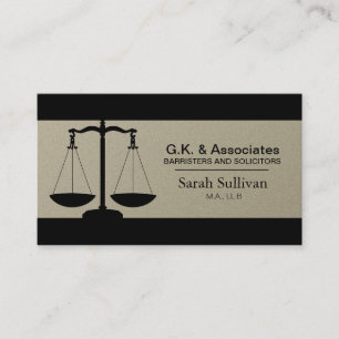 Juridiska Affärskortet - Simple Pewter Lawyer Att Visitkort