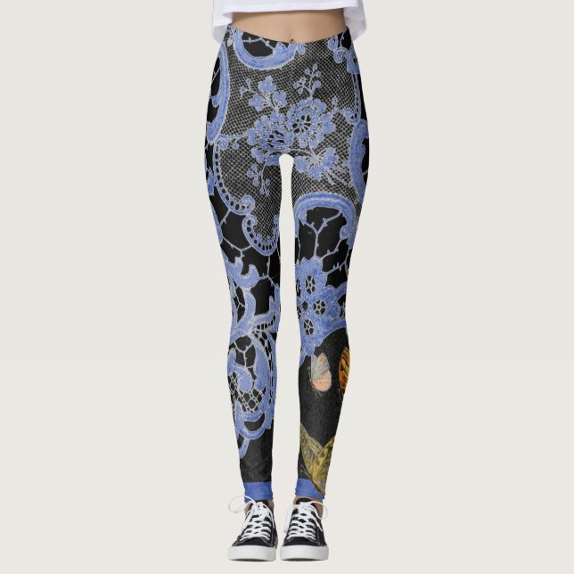 JURIDISKA BENGREN ANTIQUE SNÖRE MÖNSTER MED BUTTER LEGGINGS (Framsida)