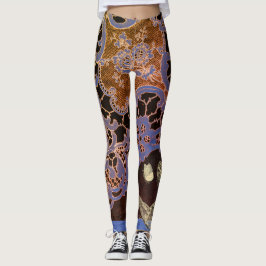 JURIDISKA BENGREN ANTIQUE SNÖRE MÖNSTER MED BUTTER LEGGINGS