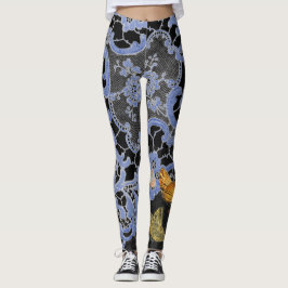 JURIDISKA BENGREN ANTIQUE SNÖRE MÖNSTER MED BUTTER LEGGINGS