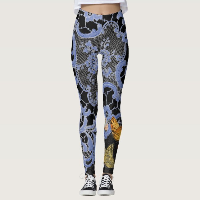 JURIDISKA BENGREN ANTIQUE SNÖRE MÖNSTER MED BUTTER LEGGINGS (Framsida)