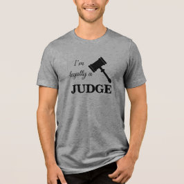 Juridiskt en domare t shirt